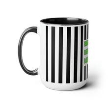 Load image into Gallery viewer, Beetlejuice Black Accent Coffee Mug, 15oz