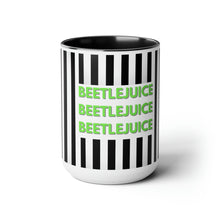 Load image into Gallery viewer, Beetlejuice Black Accent Coffee Mug, 15oz