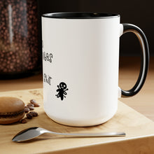 Load image into Gallery viewer, Voodoo Vibes & Spooky Shit Black Accent Coffee Mug, 15oz
