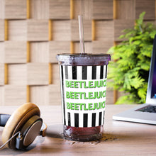 Load image into Gallery viewer, Beetlejuice Suave Acrylic Cup 16oz