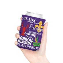 Load image into Gallery viewer, Mardi Gras Feelz (Purple) Can Coozie