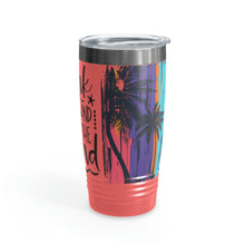 Load image into Gallery viewer, Drink in my Hand, Toes in the Sand Ringneck Tumbler, 20oz