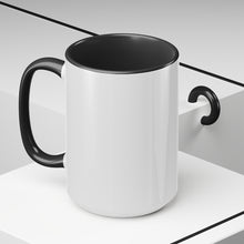 Load image into Gallery viewer, Gomez and Morticia on Two-Tone Coffee Mugs, 15oz