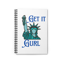 Load image into Gallery viewer, Get It Gurl Journal Spiral Notebook - Ruled Line