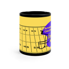 Load image into Gallery viewer, Autumn Leaves, Cool Breeze & Football Please! LSU colors Black Mug 11oz