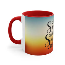 Load image into Gallery viewer, Sunrise, Sunburn, Sunset, Repeat. Red Accent Mug, 11oz