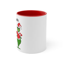 Load image into Gallery viewer, The Grinch is my Spirit Animal Red Accent Mug 11oz