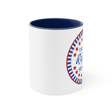 Load image into Gallery viewer, Treason is the Reason Red or Navy Accent Mug, 11oz