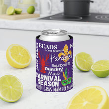 Load image into Gallery viewer, Mardi Gras Feelz (Purple) Can Coozie