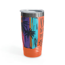 Load image into Gallery viewer, Drink in my Hand, Toes in the Sand Ringneck Tumbler, 20oz