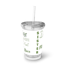 Load image into Gallery viewer, The Best Title is Mom (Green) Suave Acrylic Cup