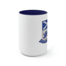 Load image into Gallery viewer, 156 Regiment Crest Two-Toned Navy Mug, 15oz