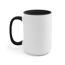 Load image into Gallery viewer, Gomez and Morticia on Two-Tone Coffee Mugs, 15oz
