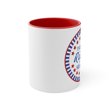 Load image into Gallery viewer, Treason is the Reason Red or Navy Accent Mug, 11oz