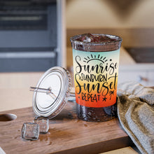 Load image into Gallery viewer, Sunrise, Sunburn, Sunset, Repeat. Suave Acrylic Cup