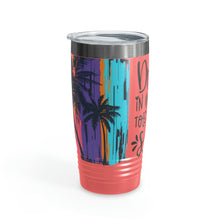 Load image into Gallery viewer, Drink in my Hand, Toes in the Sand Ringneck Tumbler, 20oz