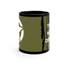 Load image into Gallery viewer, This We'll Defend w/Star Black Mug 11oz