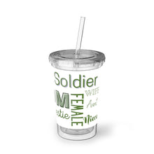 Load image into Gallery viewer, The Best Title is Mom (Green) Suave Acrylic Cup