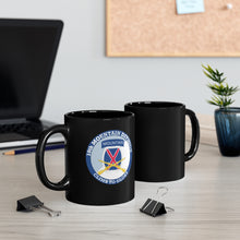 Load image into Gallery viewer, 10th Mountain Black Mug 11oz