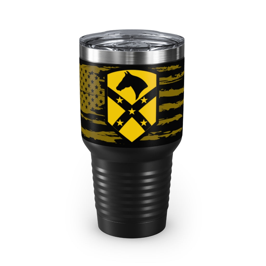 1st Cavalry Division Ringneck Tumbler, 30oz