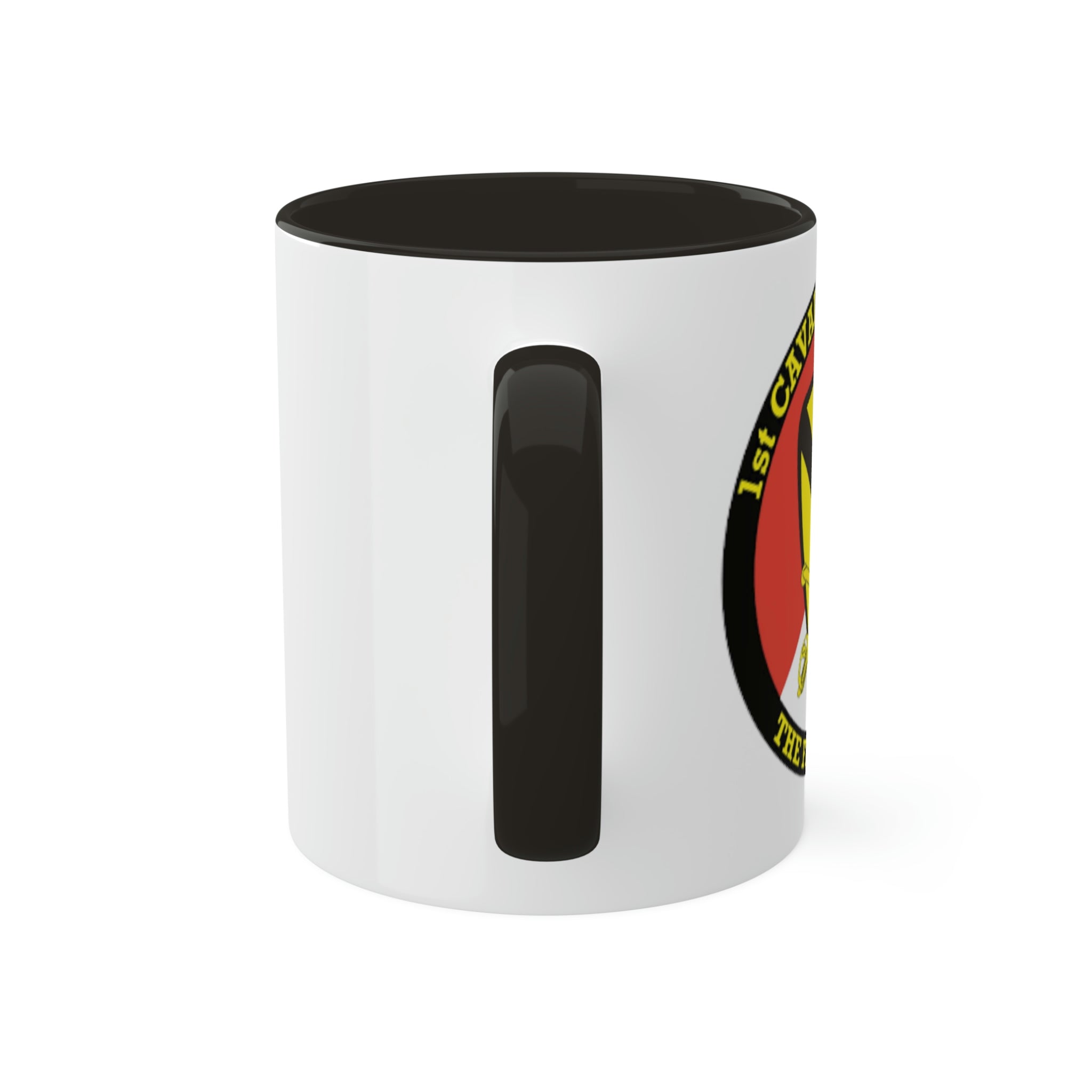 1st Calvary Black Accent Mugs, 11oz  CCrowder Co.