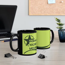 Load image into Gallery viewer, Woman Soldier Mother Black Mug 11oz
