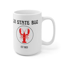 Load image into Gallery viewer, LA State Bug Crawfish (Black/Red) Mug 15oz
