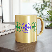 Load image into Gallery viewer, Fleur-de-Gras Metallic Gold Mug 11oz
