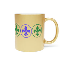 Load image into Gallery viewer, Fleur-de-Gras Metallic Gold Mug 11oz
