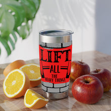 Load image into Gallery viewer, Lift All the Heavy Things Ringneck Tumbler, 20oz
