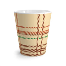 Load image into Gallery viewer, Plaid Latte Mug 12oz
