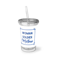 Load image into Gallery viewer, Woman Soldier Mother Suave Acrylic Cup
