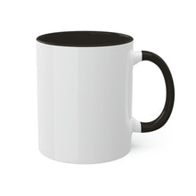 Load image into Gallery viewer, Dead Inside But Caffeinated Black Accent Mug, 11oz
