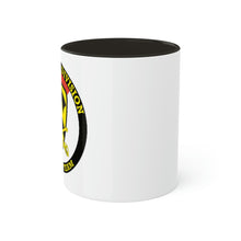 Load image into Gallery viewer, 1st Calvary Black Accent Mugs, 11oz
