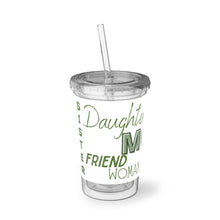 Load image into Gallery viewer, The Best Title is Mom (Green) Suave Acrylic Cup
