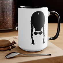 Load image into Gallery viewer, Wednesday&#39;s Girl Scouts Quote Black Two-Tone Mugs, 15oz
