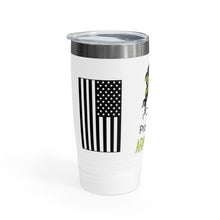 Load image into Gallery viewer, Proud AF Army Mom Ringneck Tumbler, 20oz
