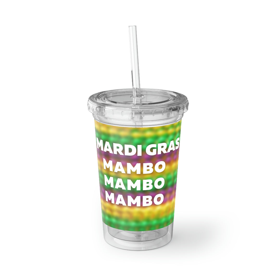 Mardi Gras Mambo Acrylic Cup