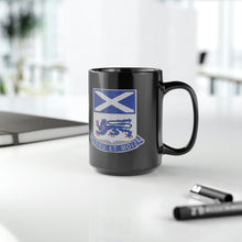 Load image into Gallery viewer, 156th Army Crest Black Mug, 15oz
