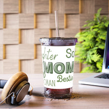 Load image into Gallery viewer, The Best Title is Mom (Green) Suave Acrylic Cup
