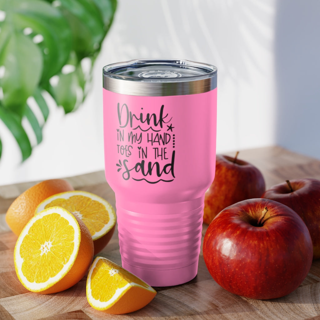 Toes in the Sand Cocktail in My Hand Custom Engraved YETI Tumbler