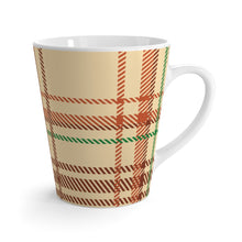 Load image into Gallery viewer, Plaid Latte Mug 12oz
