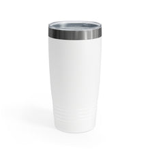 Load image into Gallery viewer, Coffee. The Original Pre-Workout  White Ringneck Tumbler, 20oz
