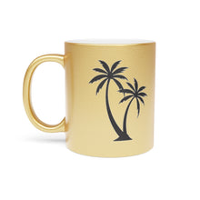 Load image into Gallery viewer, Drink in My Hand Toes in My Hand Gold Metallic Mug 11oz
